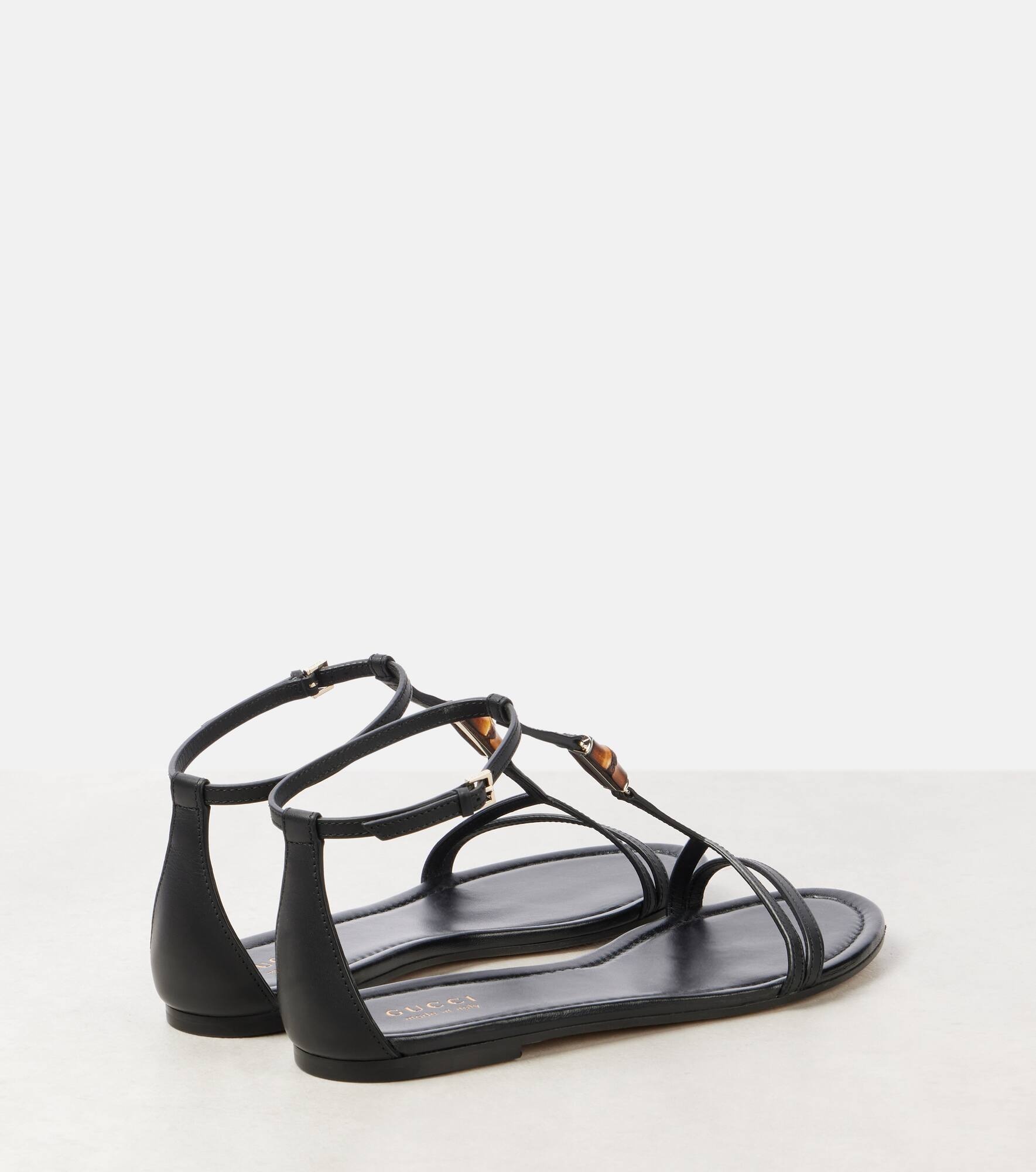 Bamboo leather sandals - 2