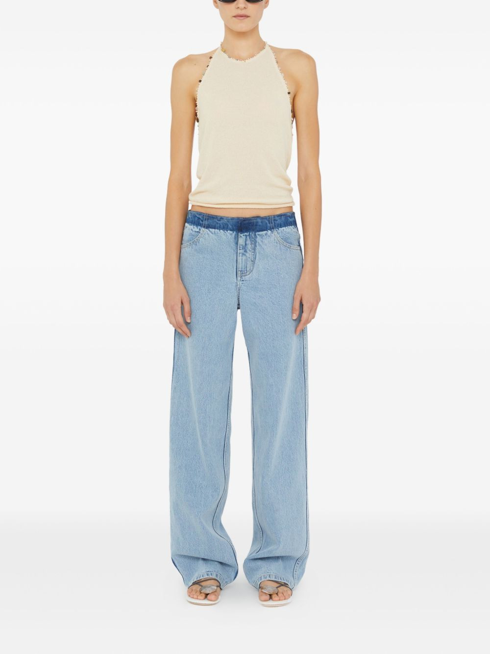 Beach Quartz halter-neck tank top - 2