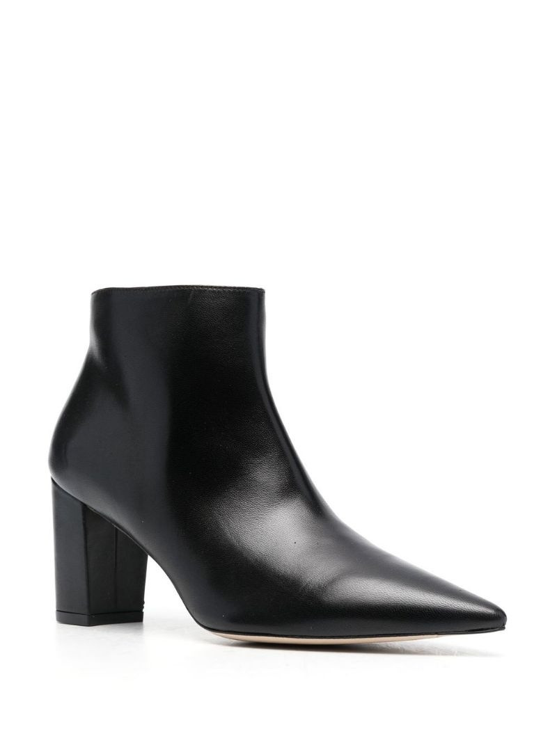 Stuart Weitzman 90mm pointed leather boots outlook
