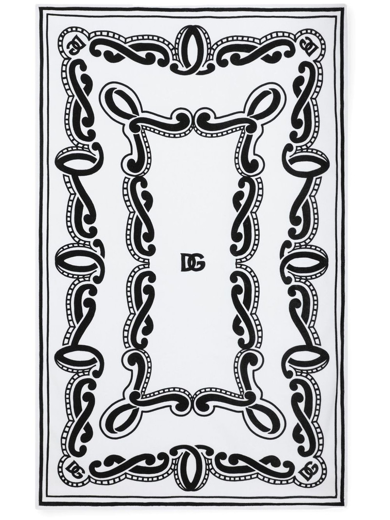 bandana-print beach towel 1