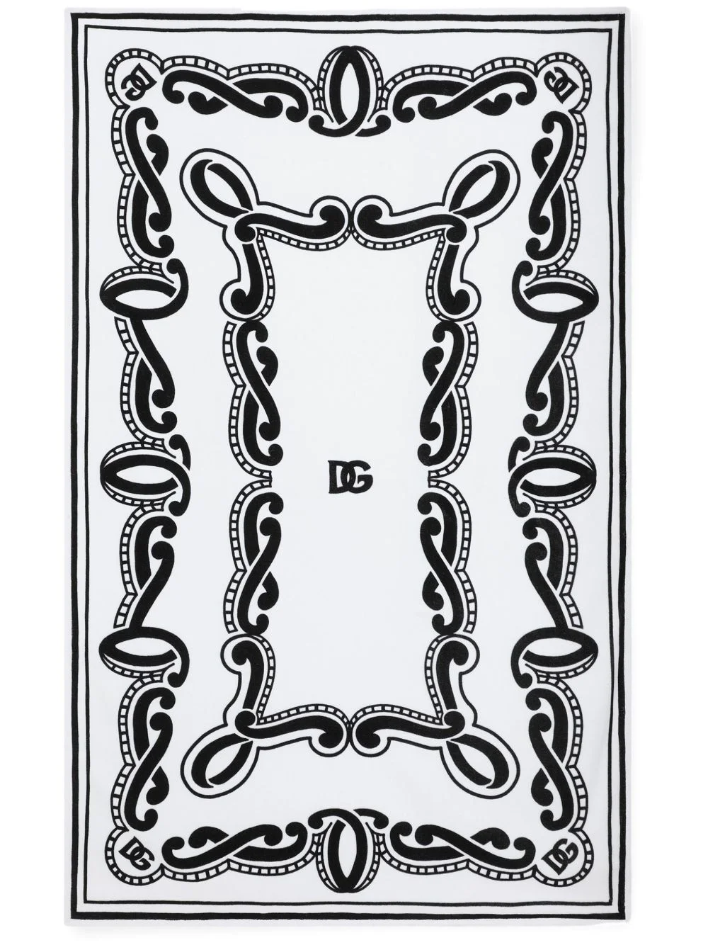 bandana-print beach towel - 1