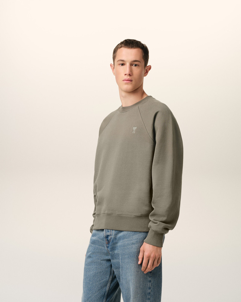 TAUPE COTTON TONAL AMI DE COEUR SWEATSHIRT 6
