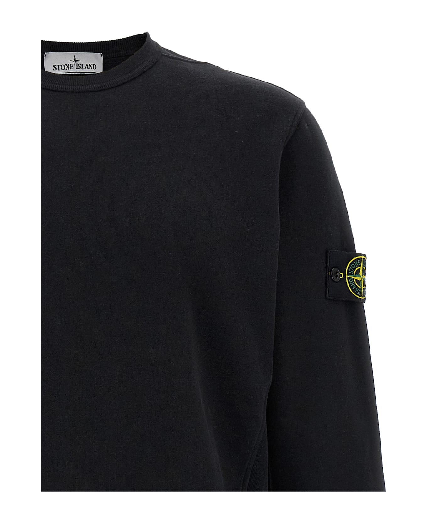 Logo Badge Cotton Sweatshirt - 3