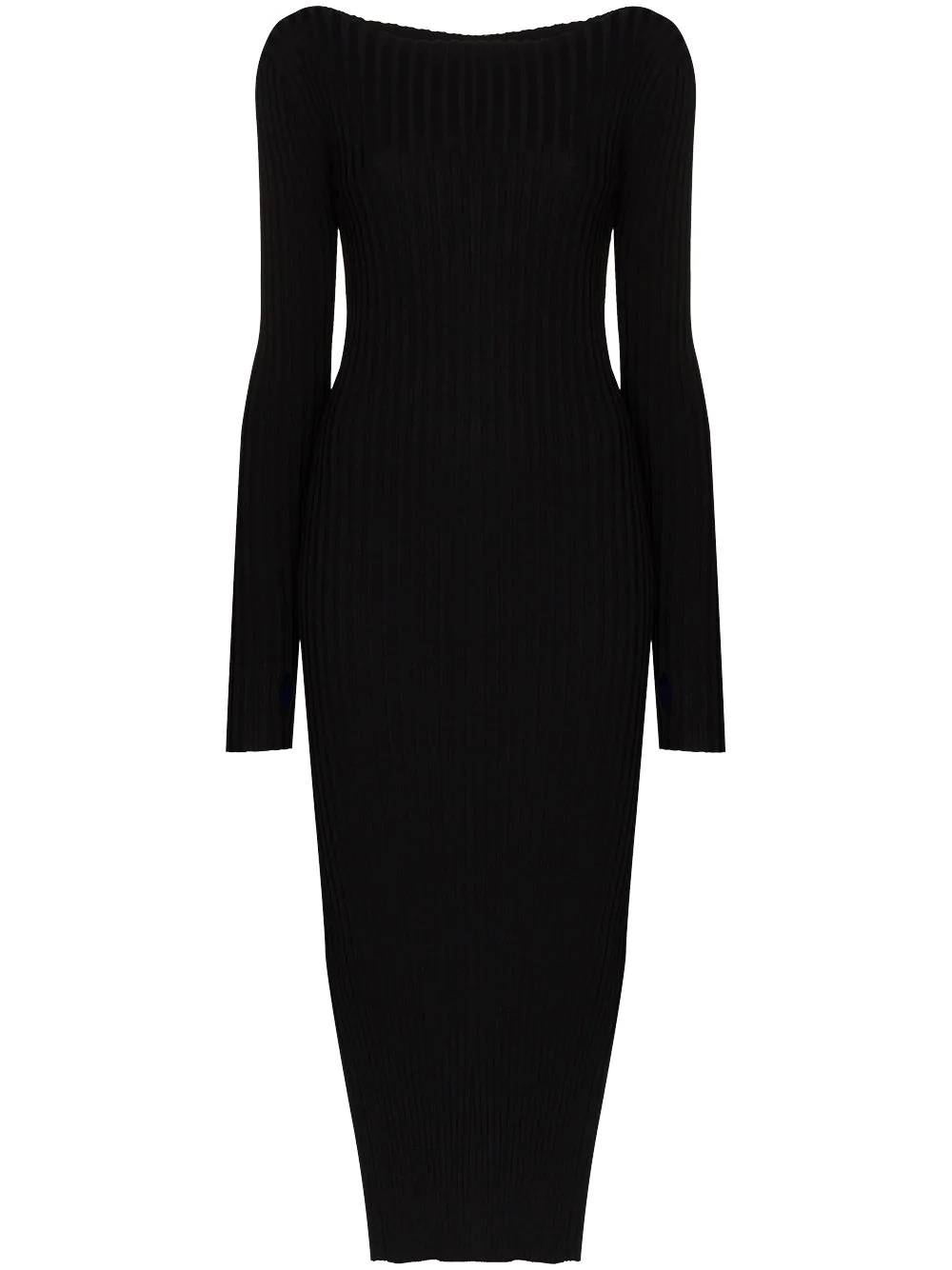 Orville ribbed midi dress - 1