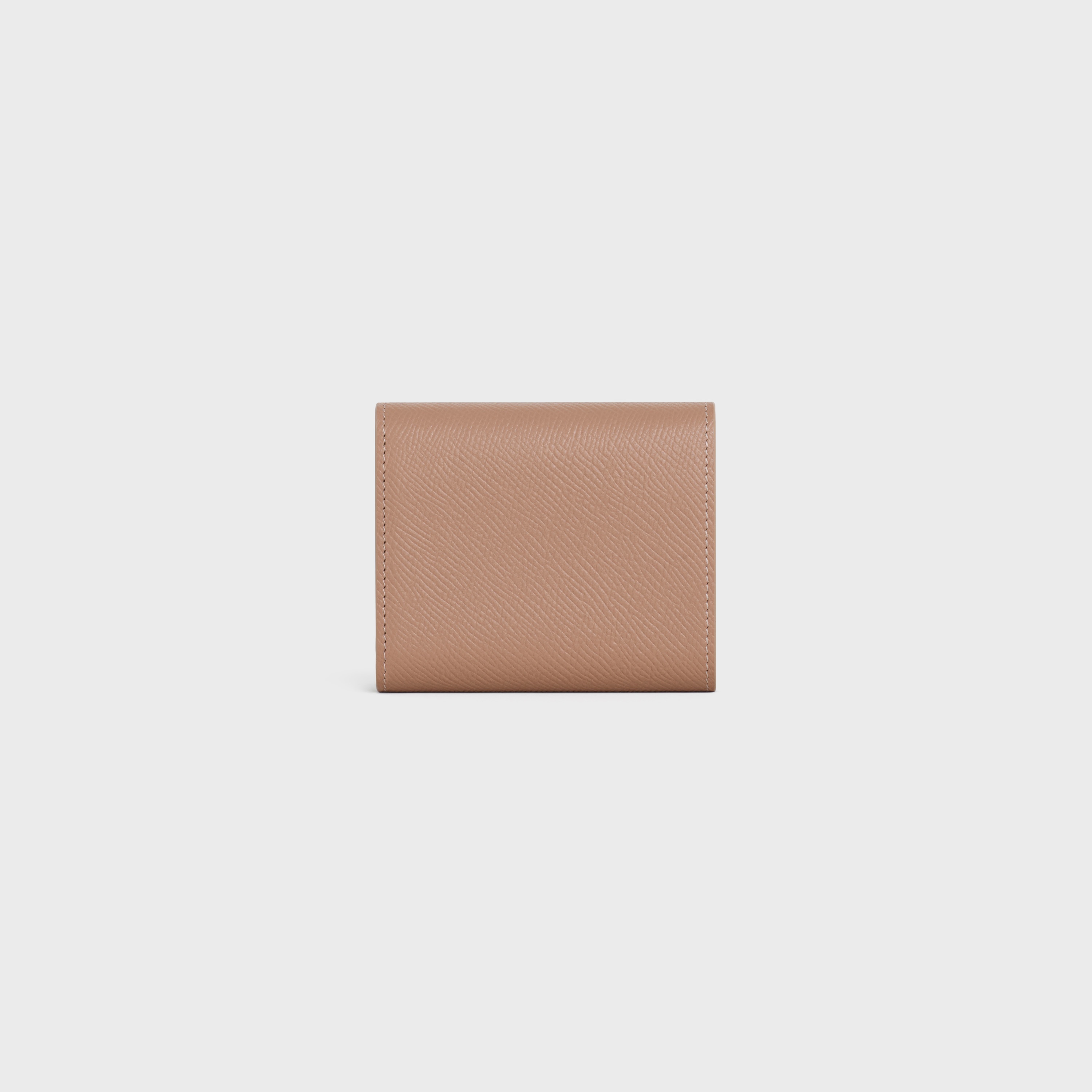 SMALL TRIFOLD WALLET IN GRAINED CALFSKIN - 3