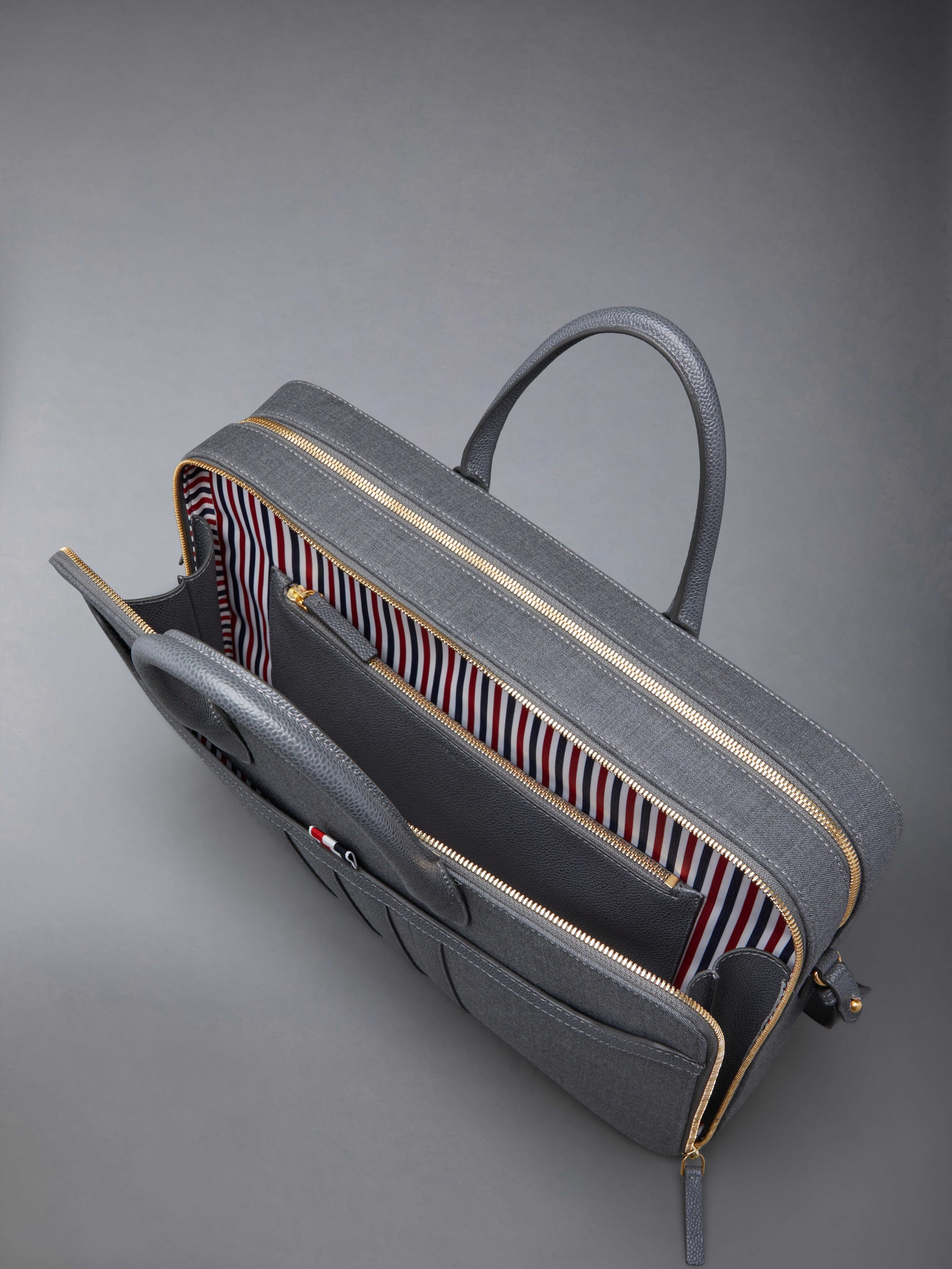 WOOL 4-BAR BUSINESS BAG - 6