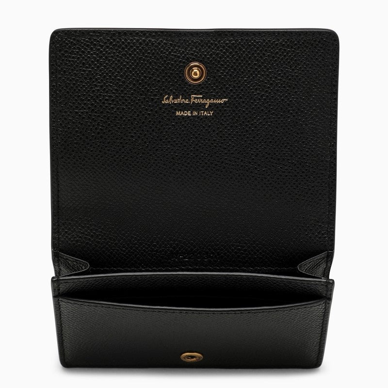 Ferragamo Black Leather Card Holder Women - 2