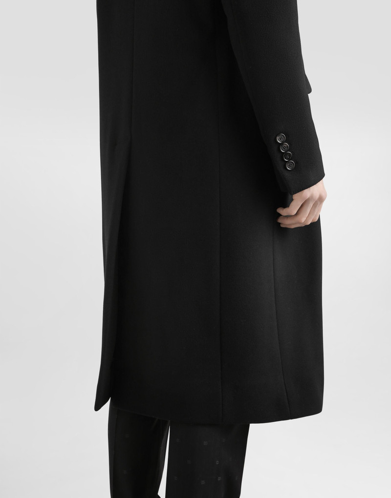 Double-breasted cashmere wool coat 5