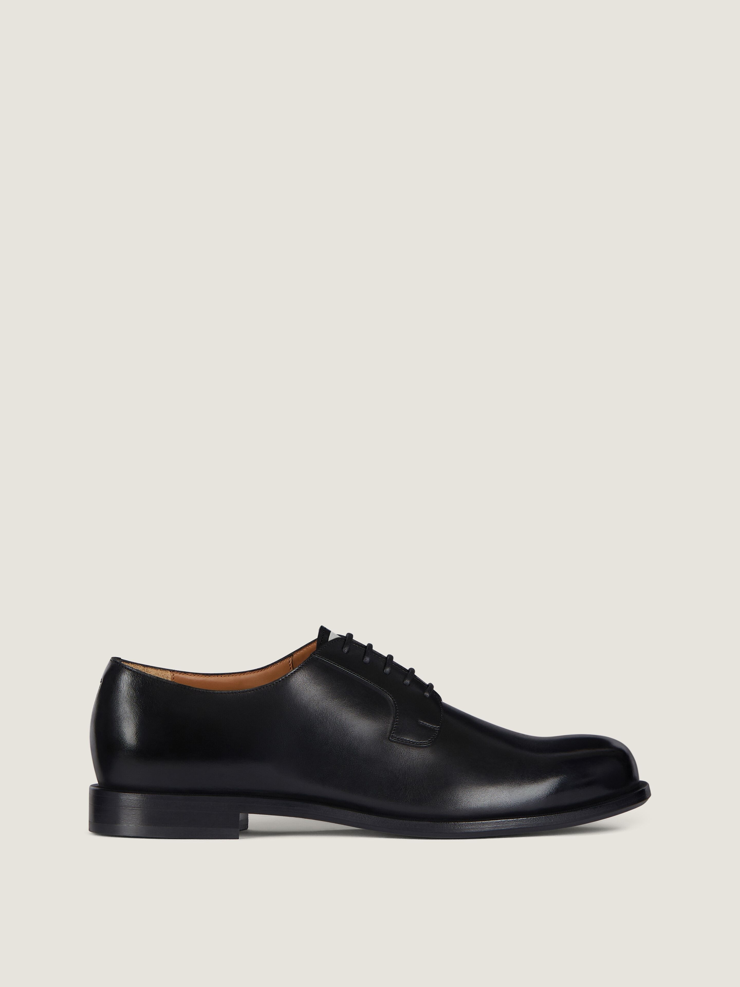 LABEL DERBIES IN LEATHER - 2