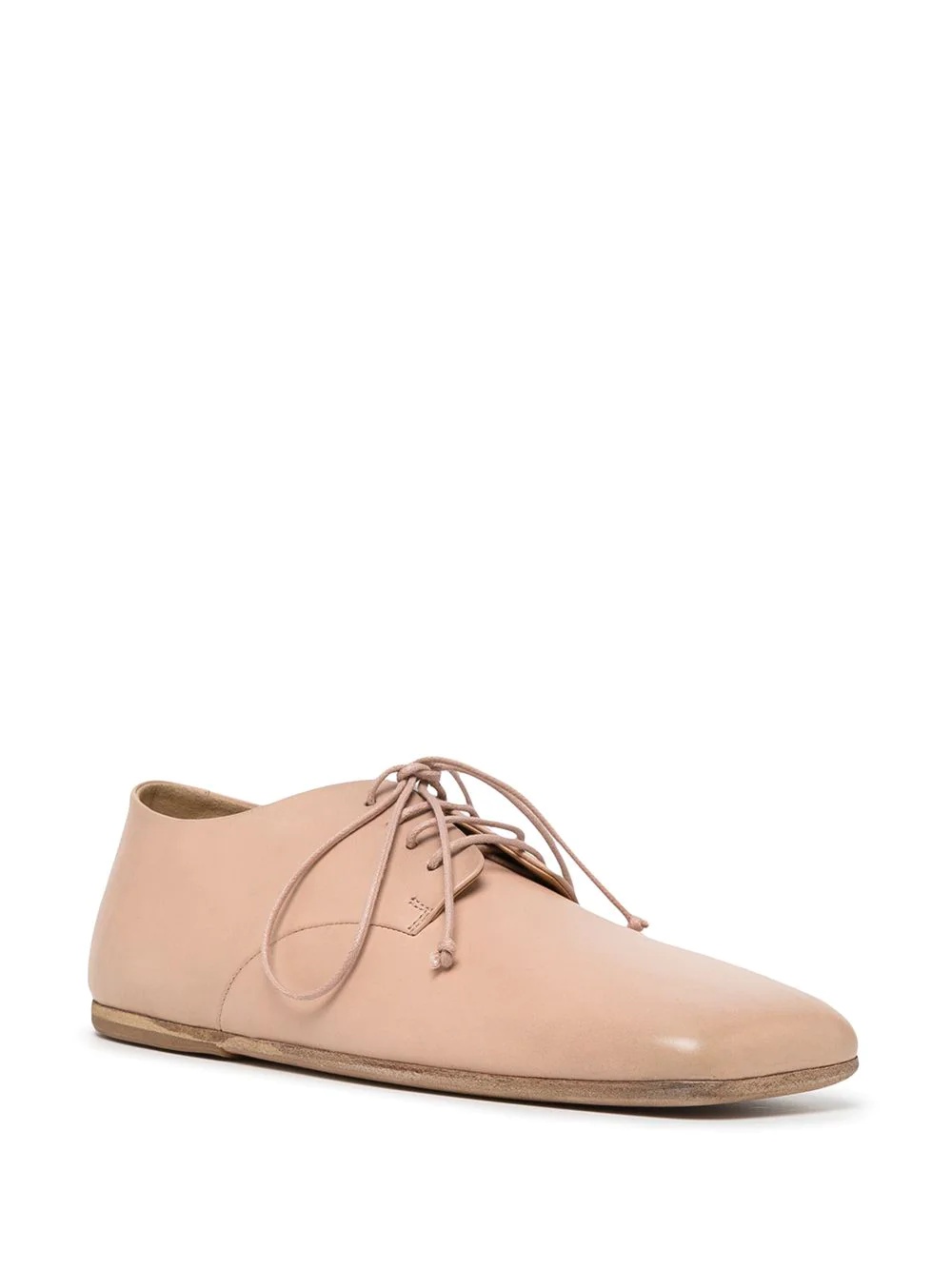 square-toe lace-up shoes - 2