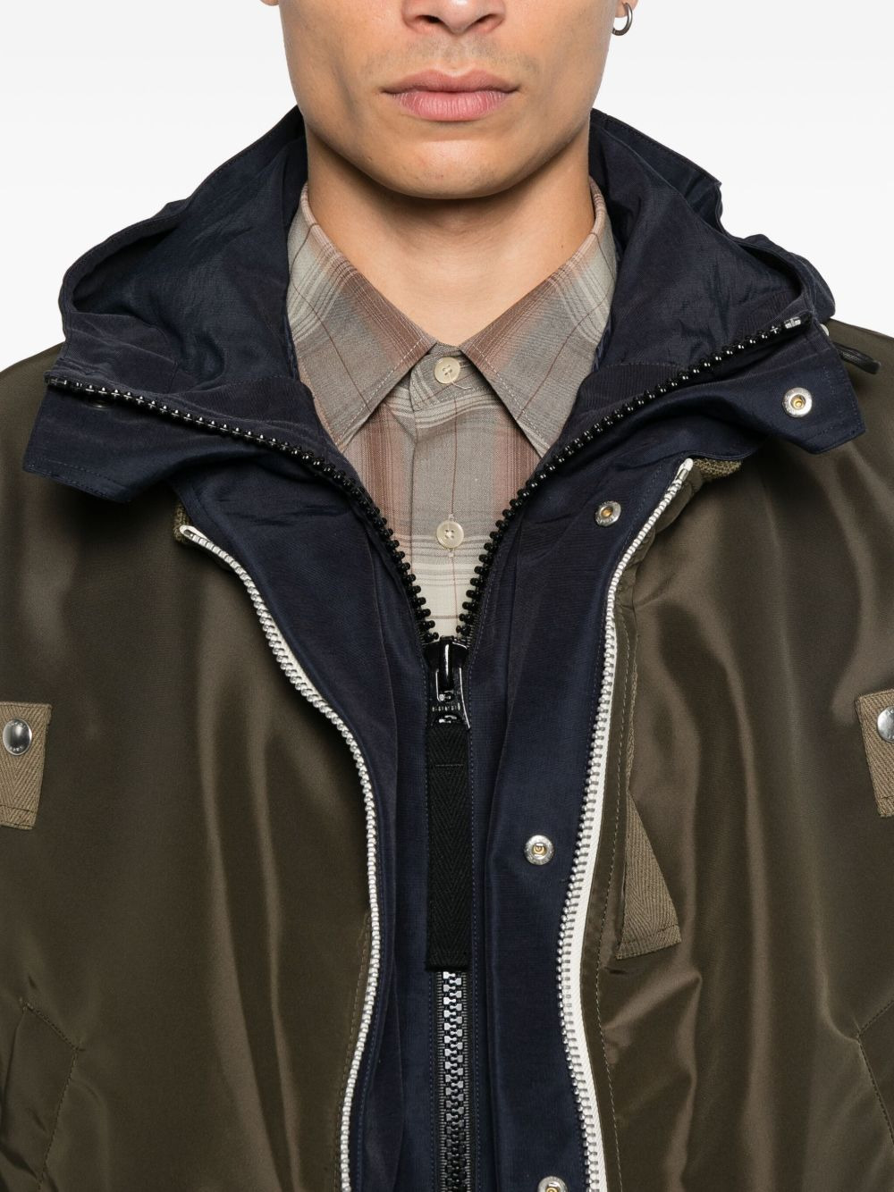 hooded bomber jacket - 5