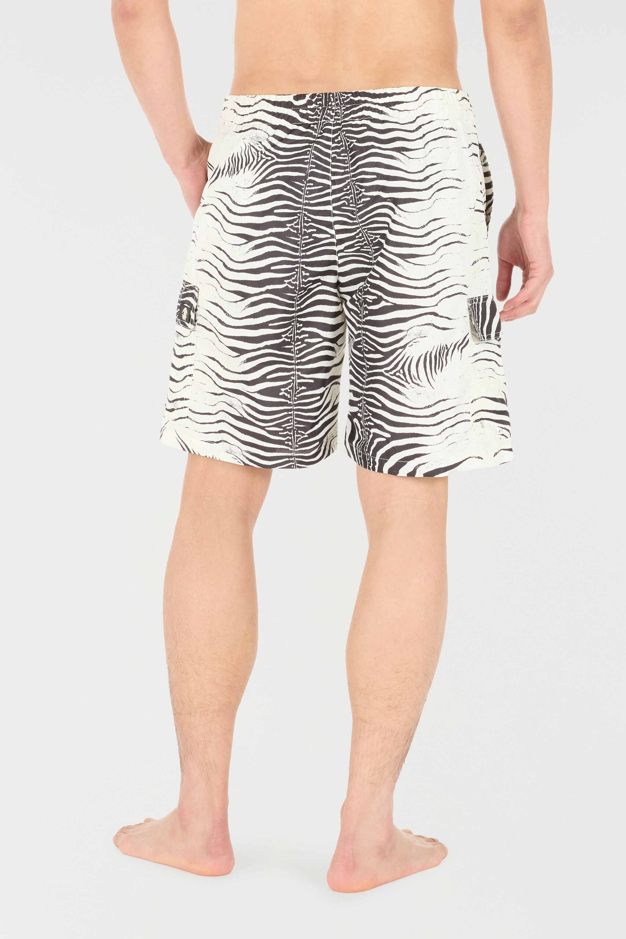 Zebra-Print Swim Shorts - 4