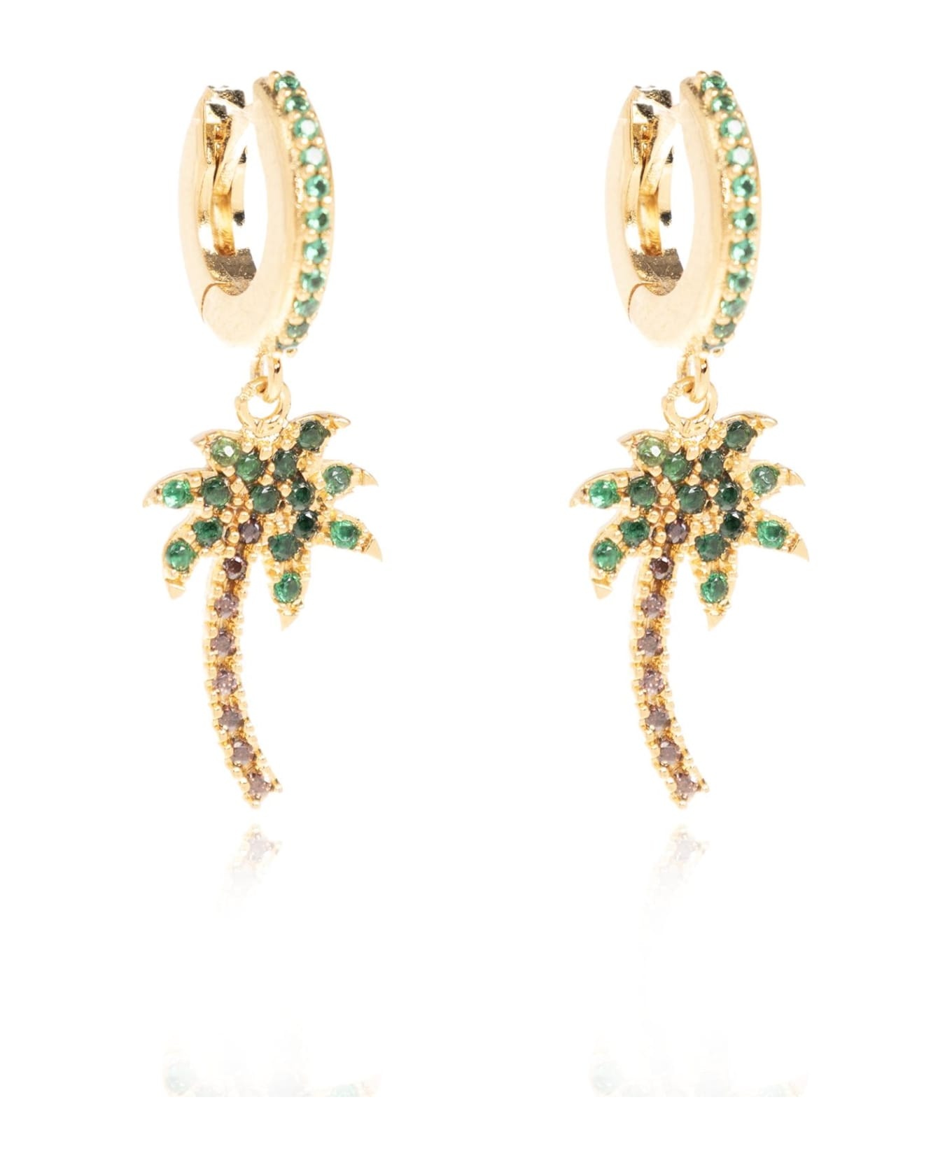 Palm Angels Earrings With Logo - 1