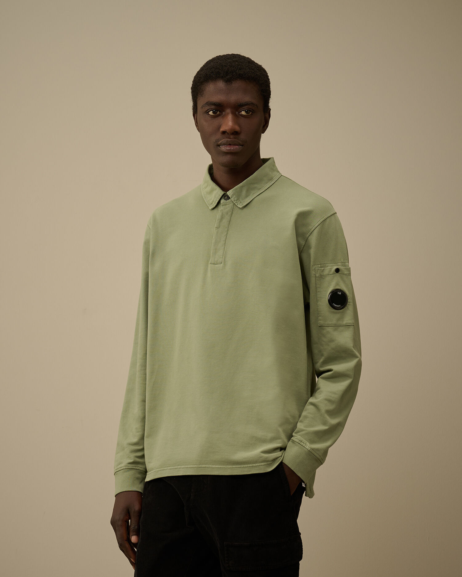 Light Fleece Polo Sweatshirt - 3