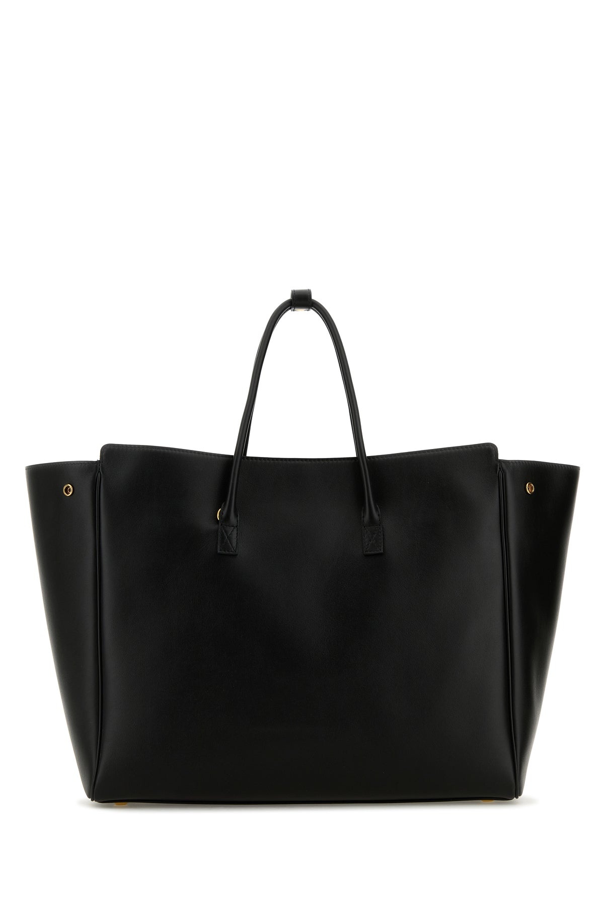 Black leather Carry All Hampton shopping bag - 3