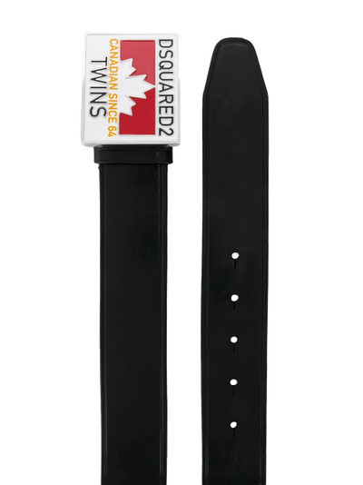 DSQUARED2 logo buckle belt outlook