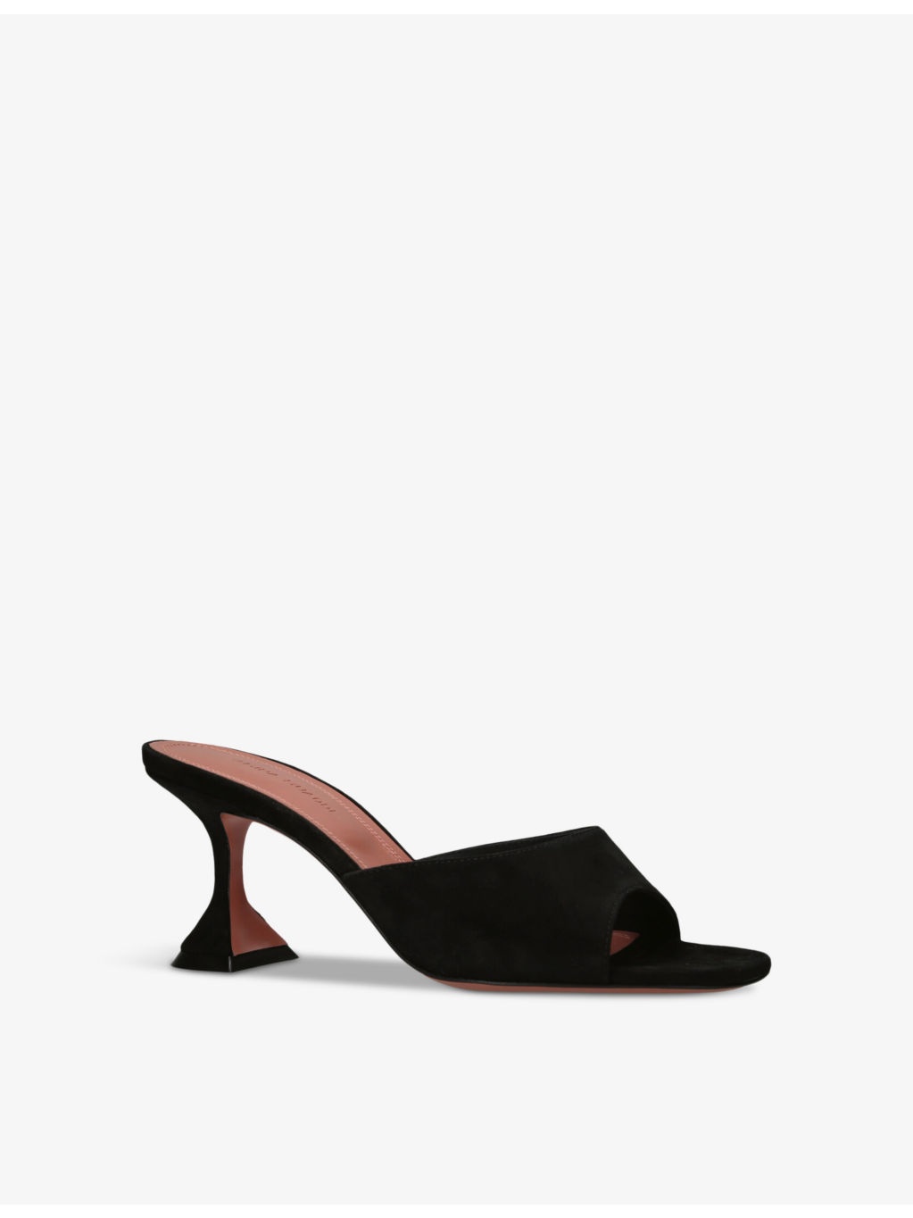 Lupita leather heeled mules - 3