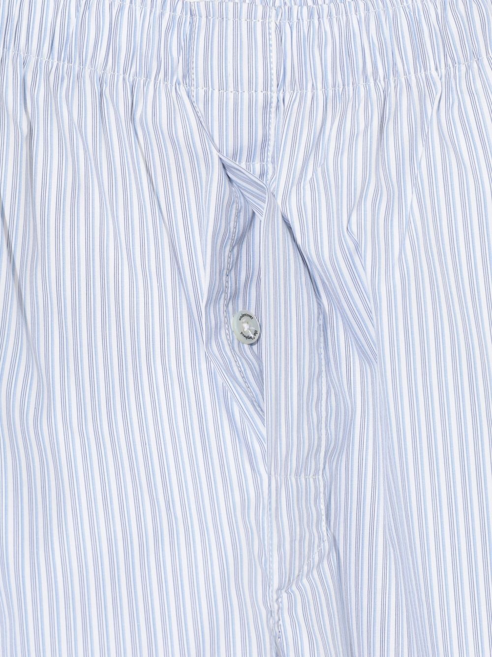 striped elasticated trousers - 7