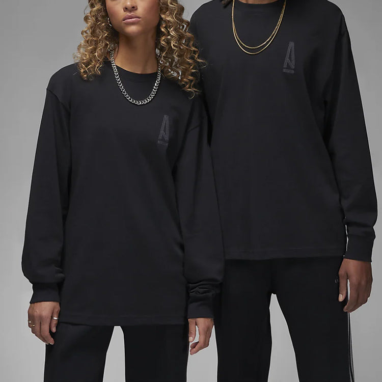 Air Jordan x A Ma Maniere Long Sleeve Graphic Tee 'Black' DX5649-010 - 3