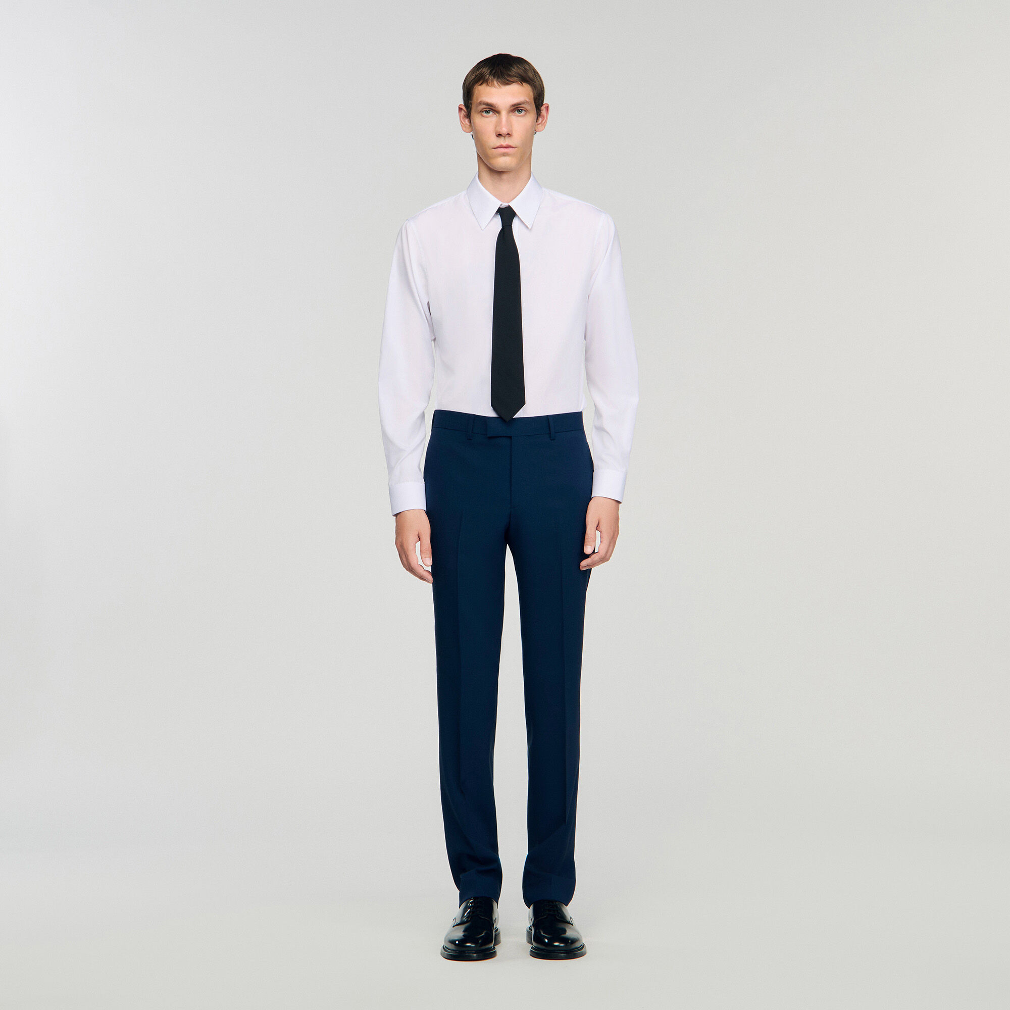 WOOL SUIT TROUSERS - 2