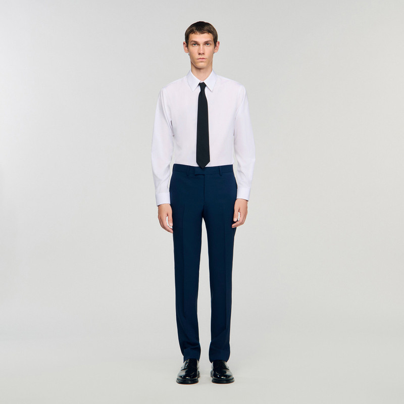 WOOL SUIT TROUSERS 3