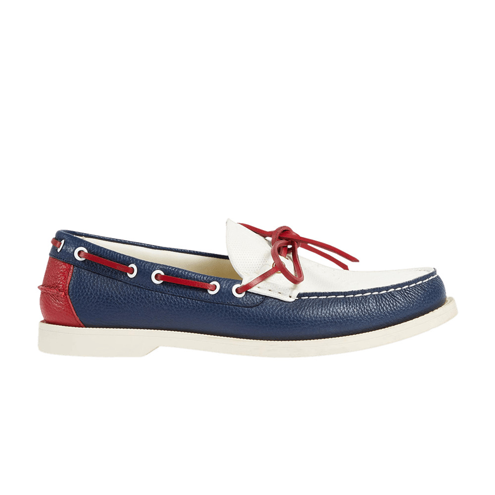 Gucci Loafer 'White Blue Red' - 1