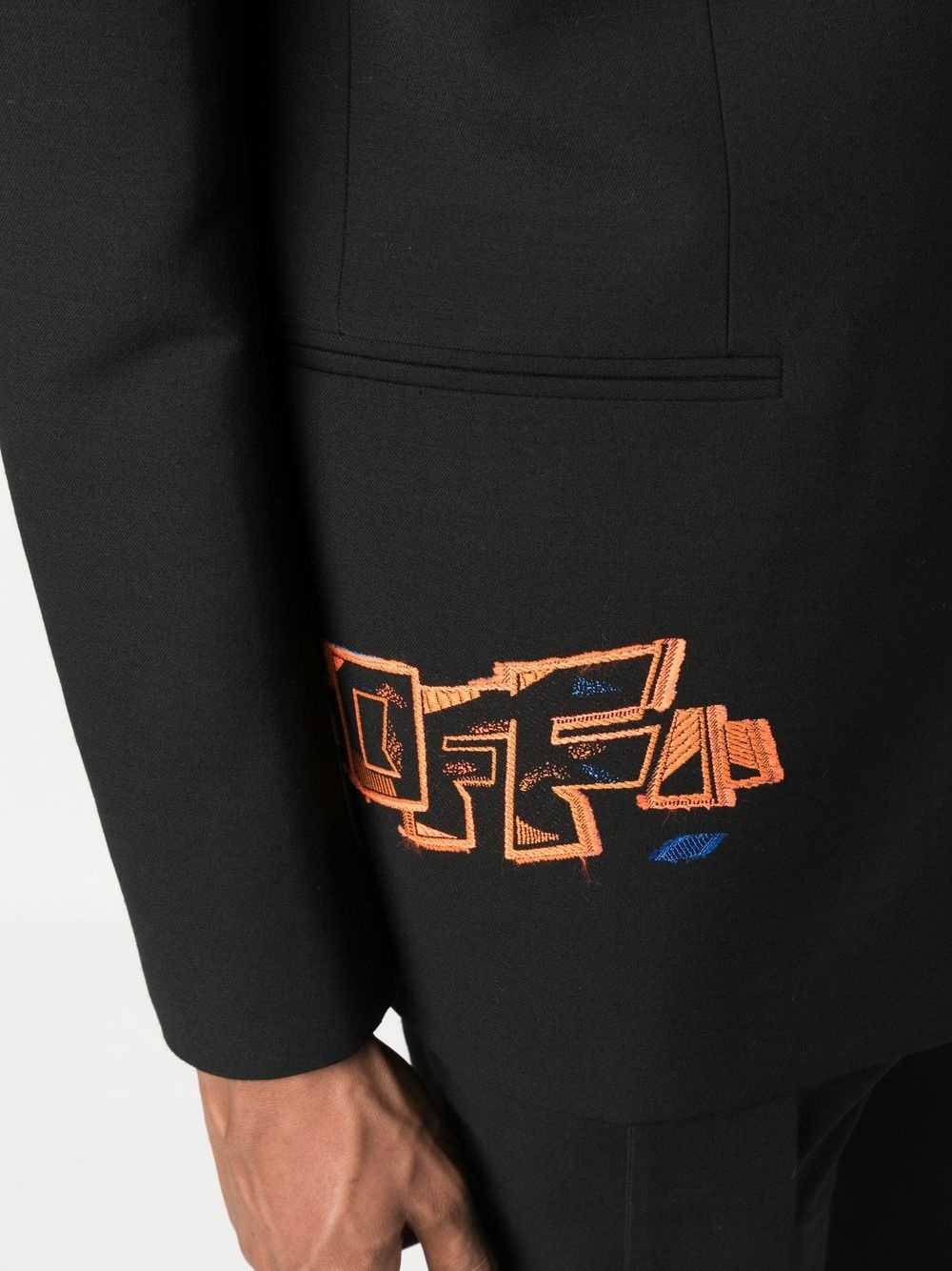 Graf Coupe' Strap Rel single-breasted blazer - 5
