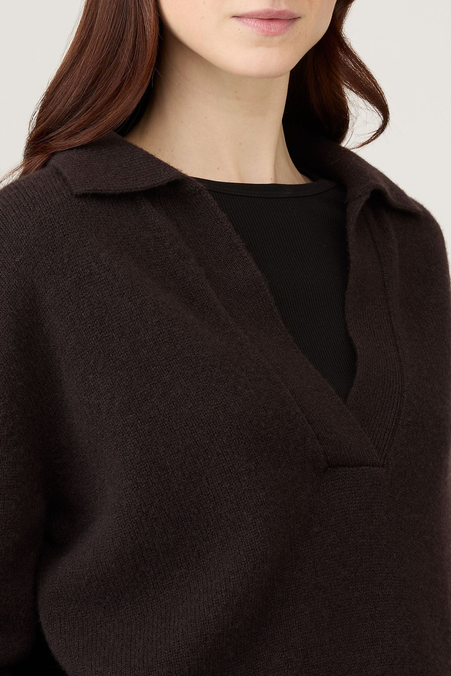 Lambswool Polo Neck Jumper - 4