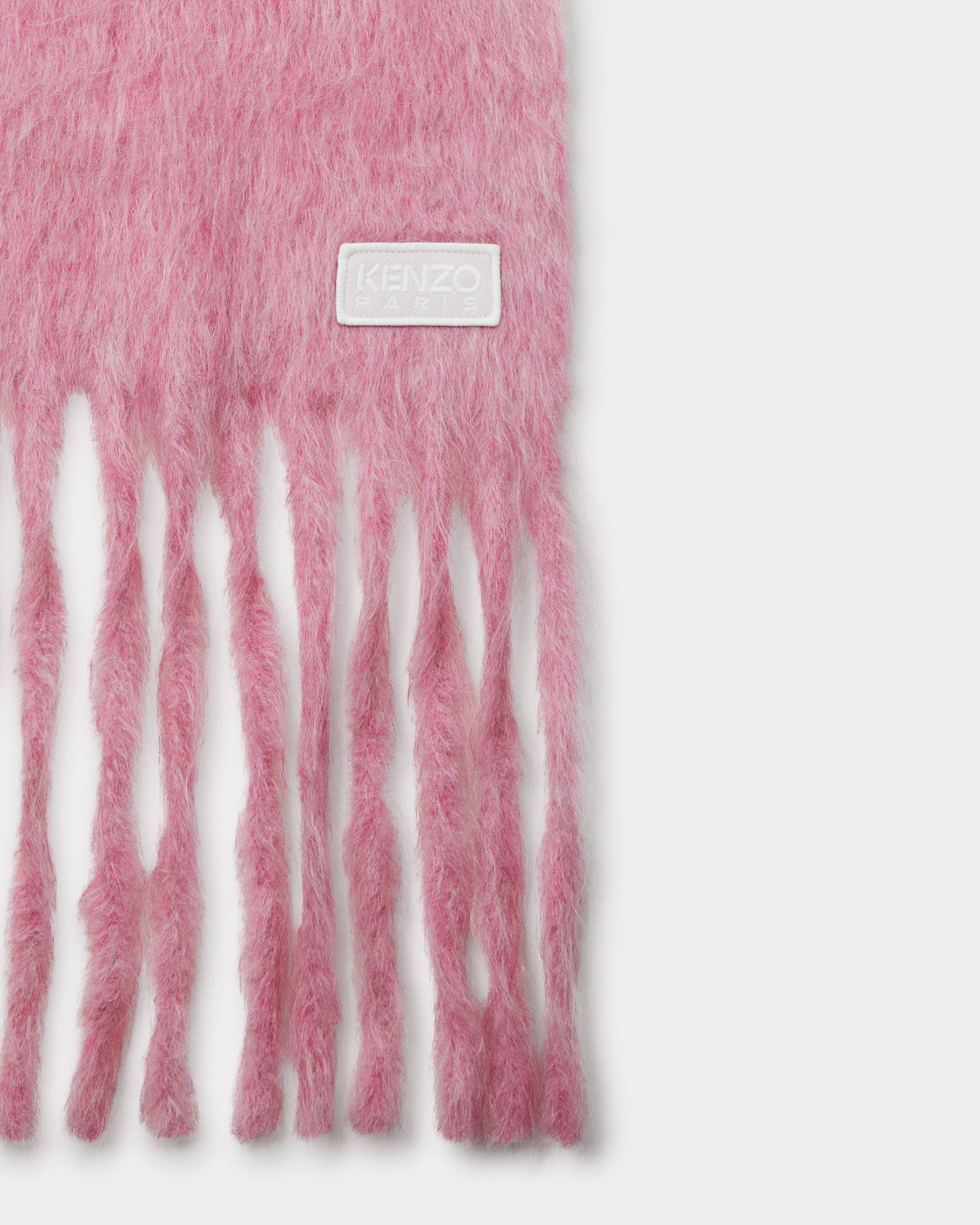 Long fringed scarf in mohair - 2