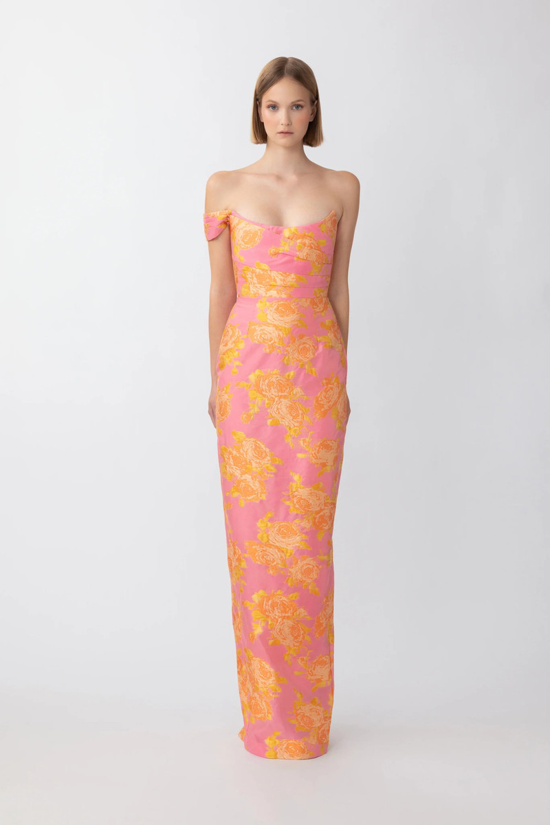 JACKSON JACQUARD GOWN 1