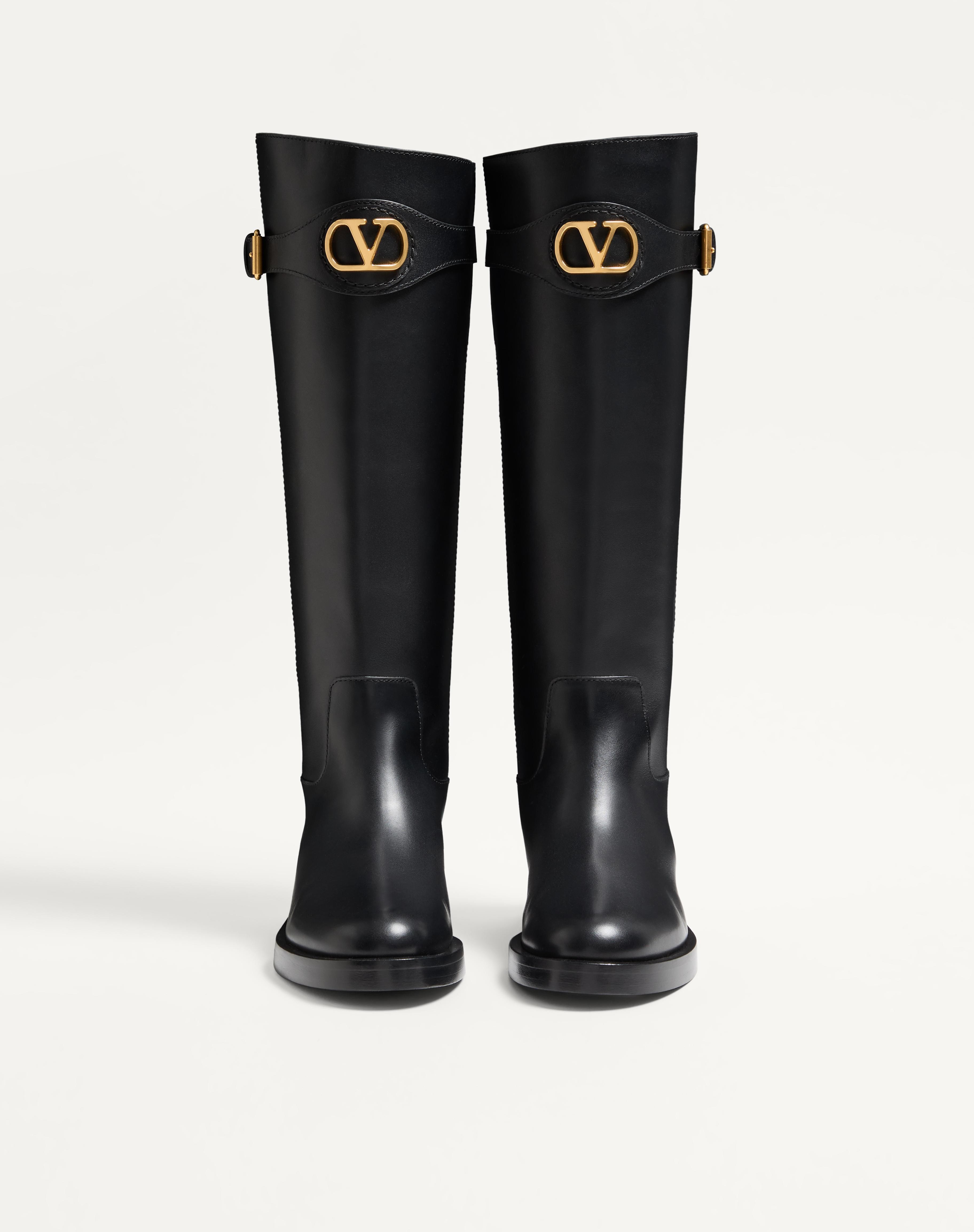 VLOGO SIGNATURE CALFSKIN BOOT 30MM - 4