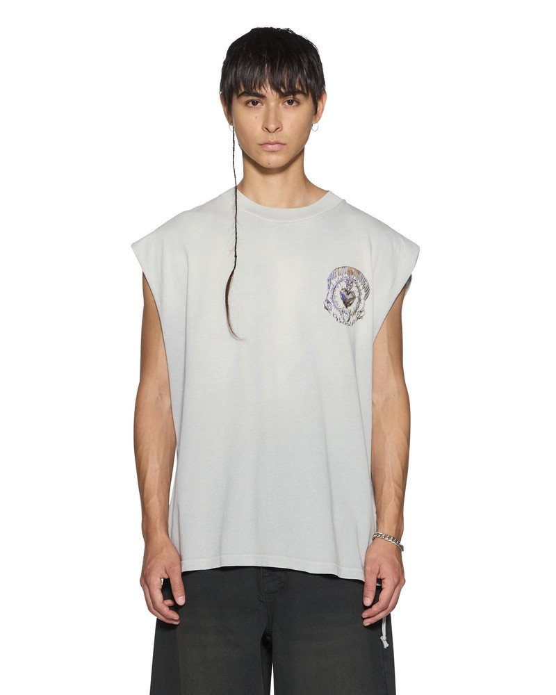 Ksubi ANGUISH CUT OFF TANK KRETE GREY outlook