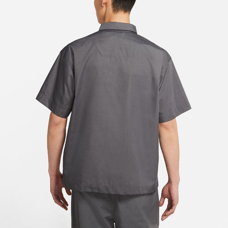 Nike Thin and light Loose Sports Short Sleeve Shirt Gray DM8686-060 - 5