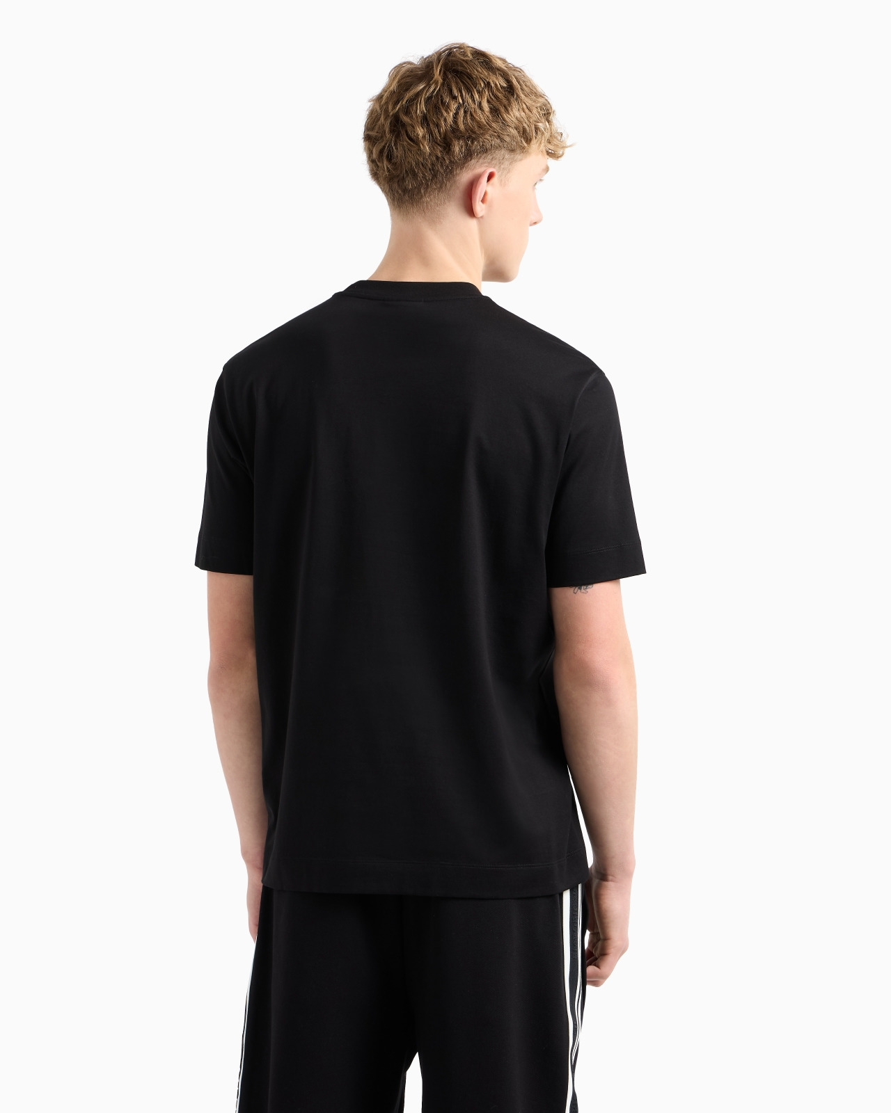 JERSEY T-SHIRT WITH EMBOSSED EAGLE LOGO - 3