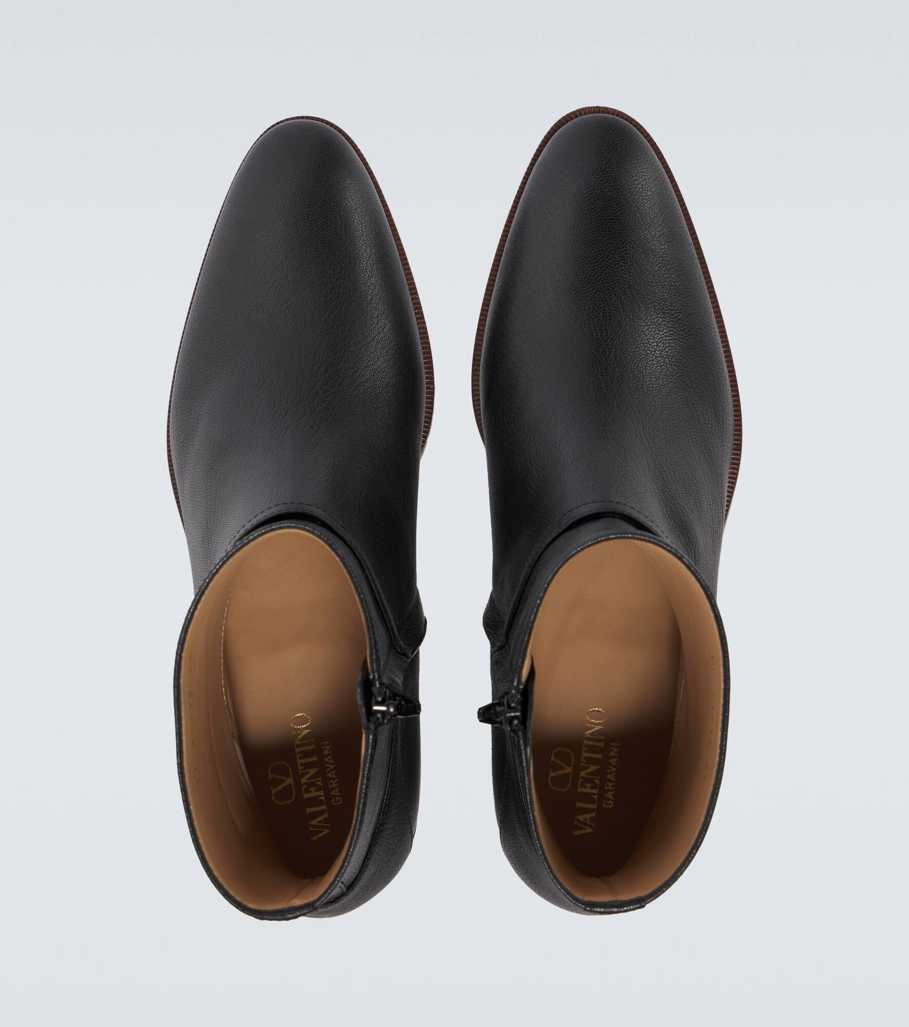 Pat VLogo Signature leather ankle boots - 4