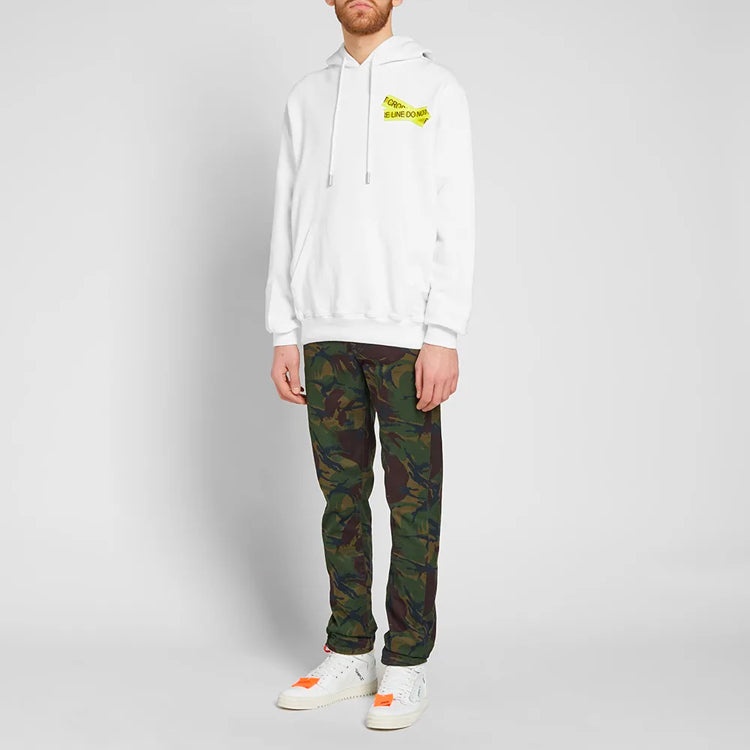 Off-White Yellow Arrow Printing Loose White OMBB029S180030240160 - 6