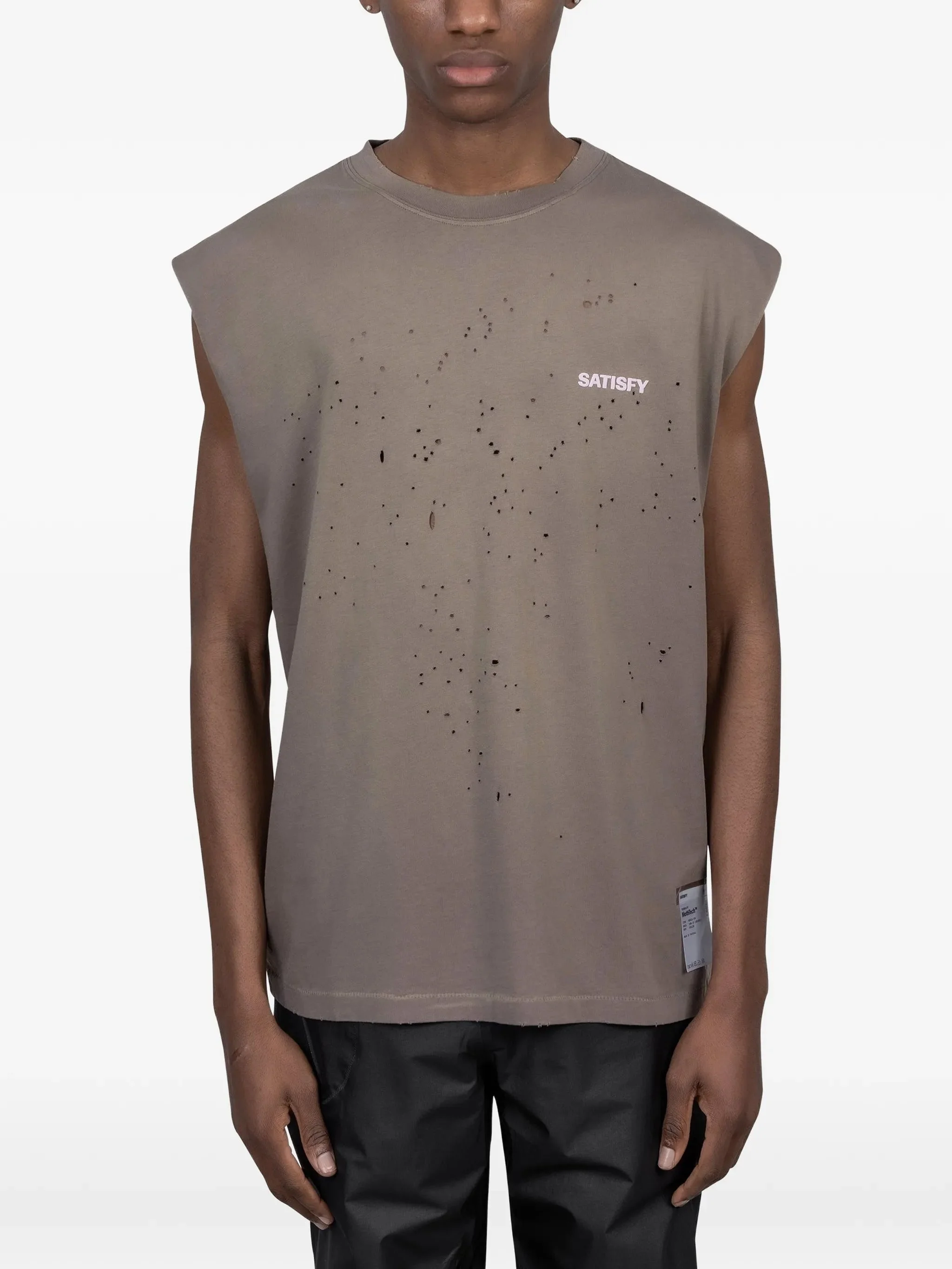 Satisfy Logo-print Tank Top - 1