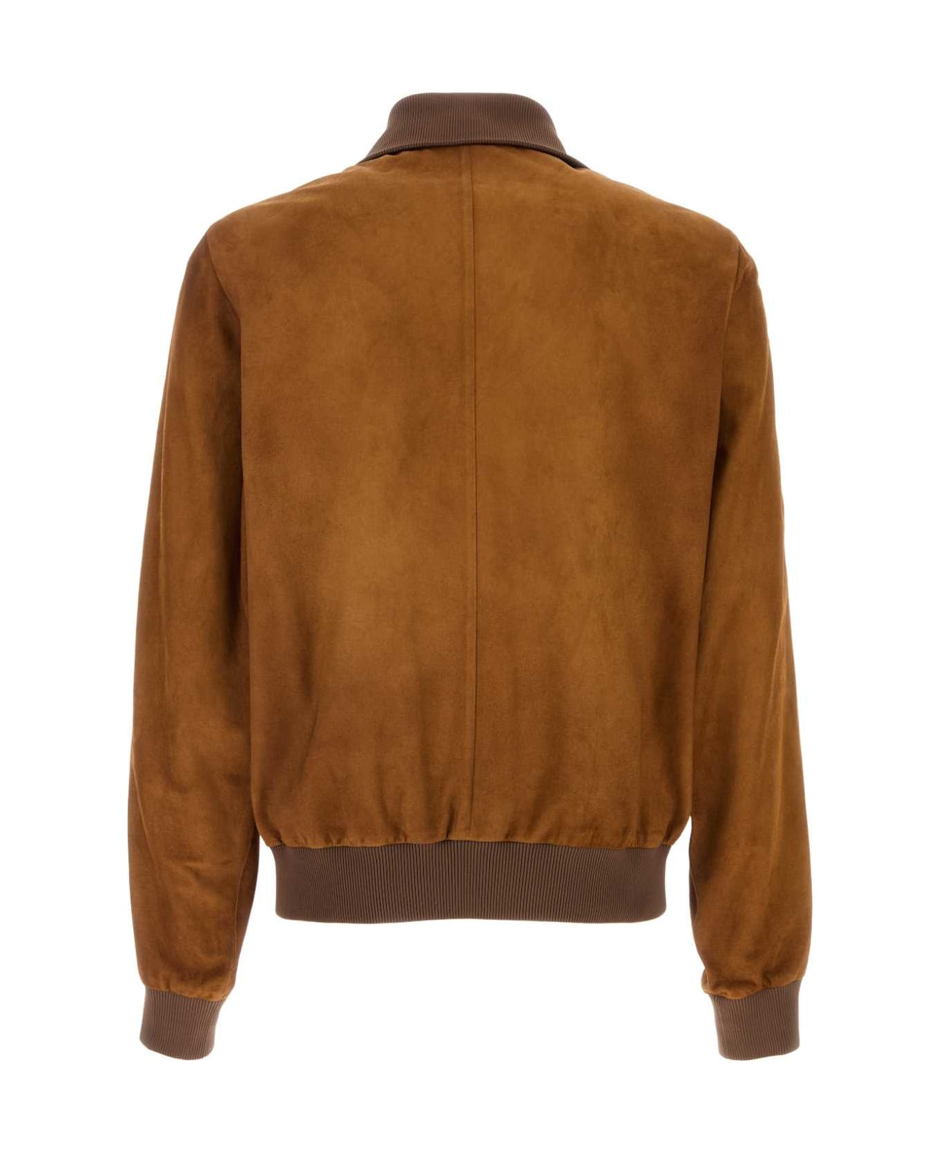 Caramel Suede Jacket - 2