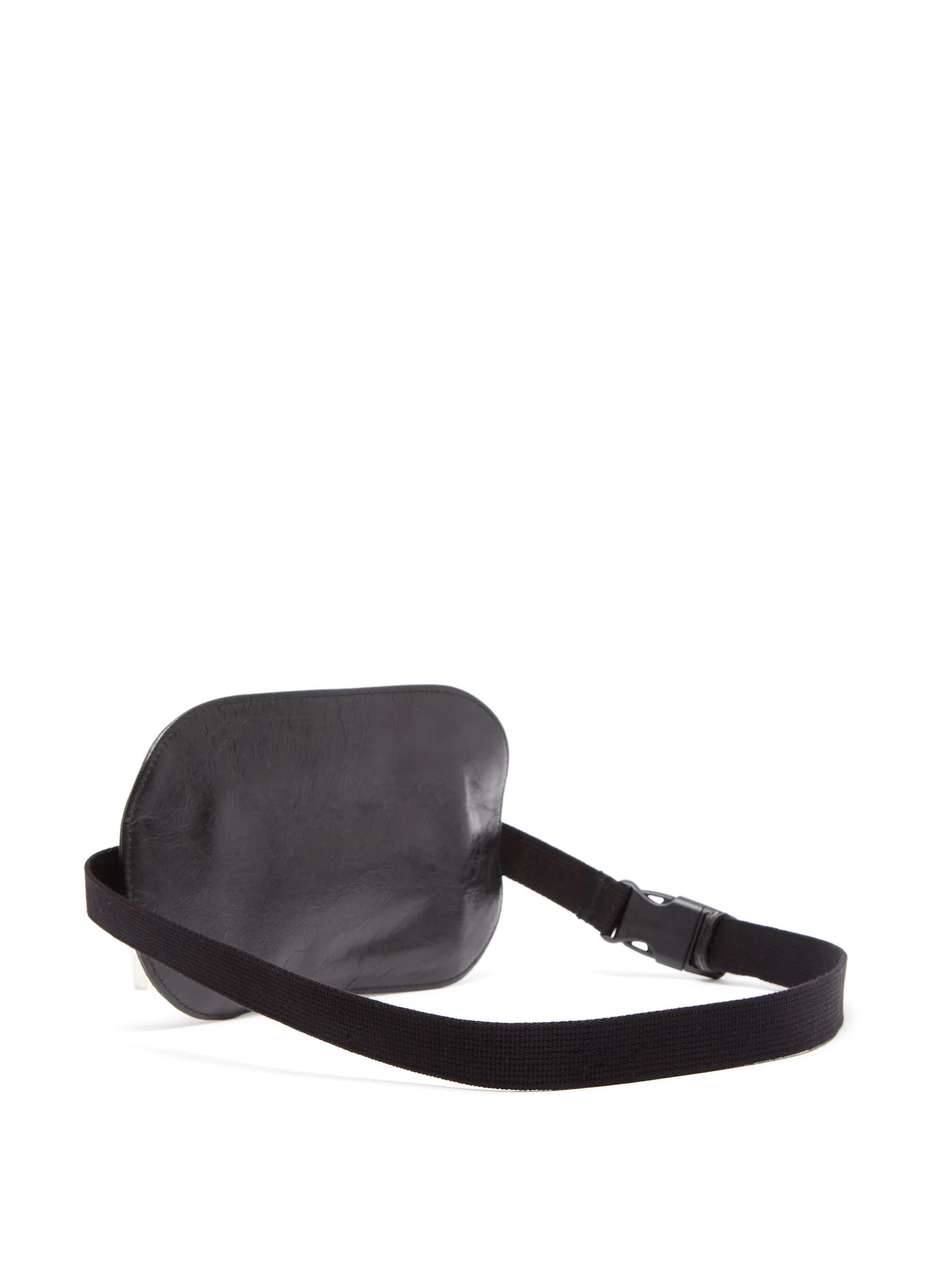 Morpheus crackled-leather belt bag - 4