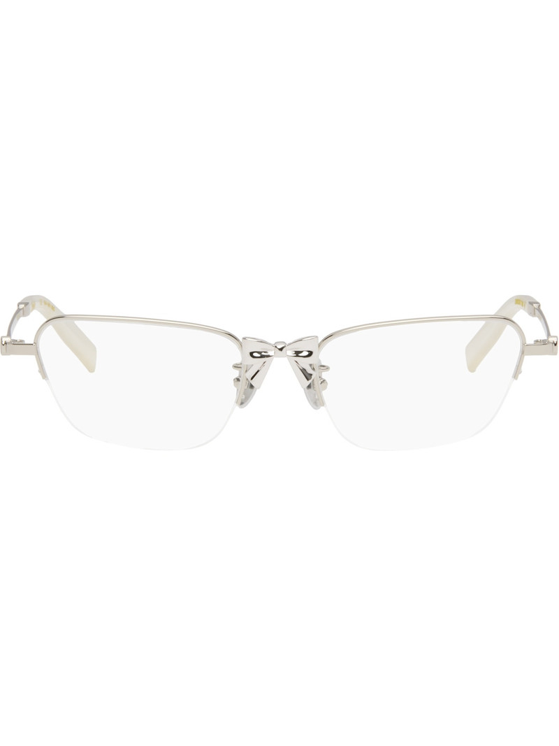 Silver YVMIN Edition Metal Bowknot Glasses 1