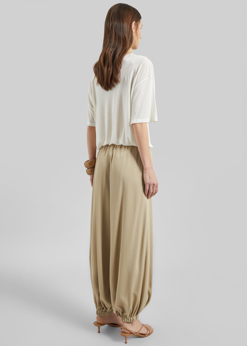 Isola Fluid Balloon Pants - Beige 9