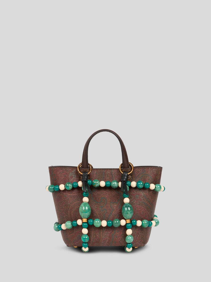 DECORATIVE BAG CAGE WITH MARBLES - 2