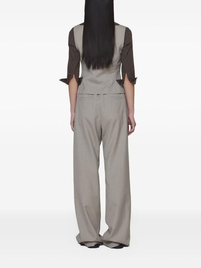 elastic-waistband trousers 4