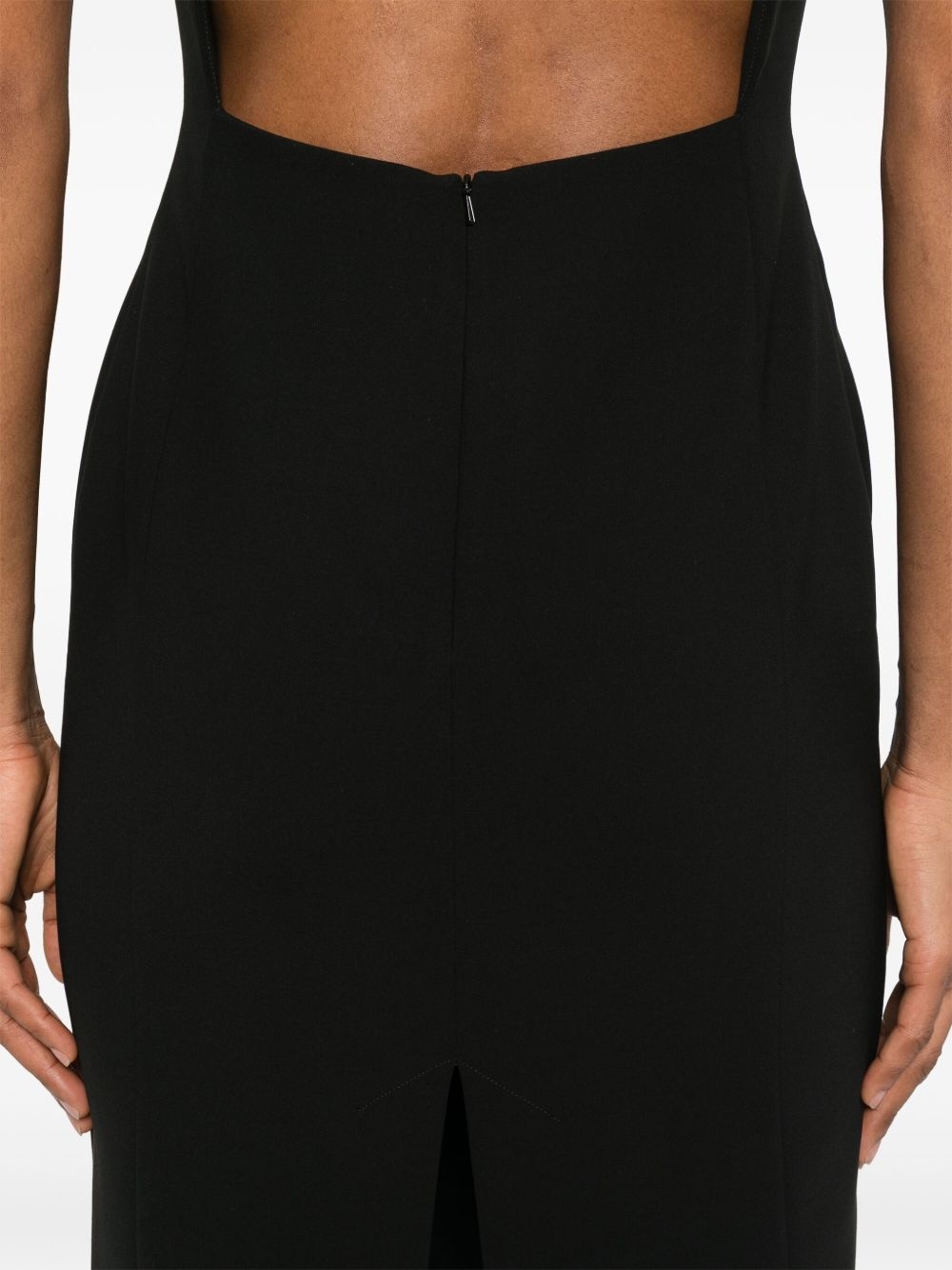 open-back midi dress - 5