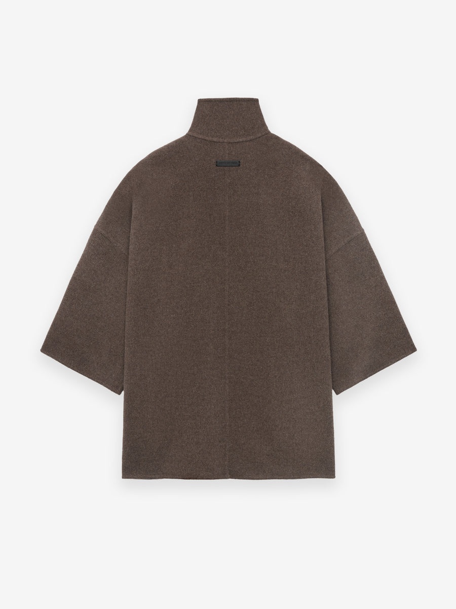 Brushed Wool Cashmere Short Sleeve Jacket - 2