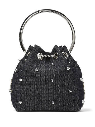 JIMMY CHOO Bon Bon embellished top handle bag outlook