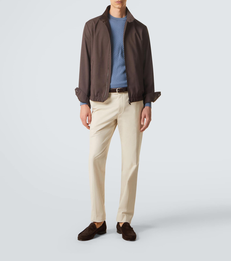 Canali Impeccabile wool blouson jacket outlook