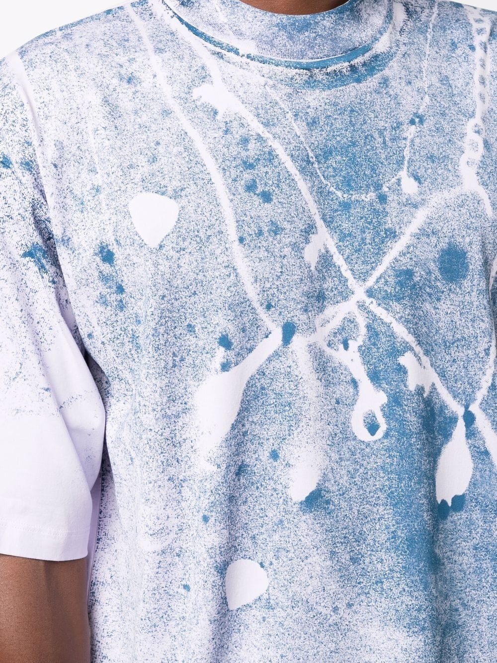 paint splatter-print T-shirt - 5