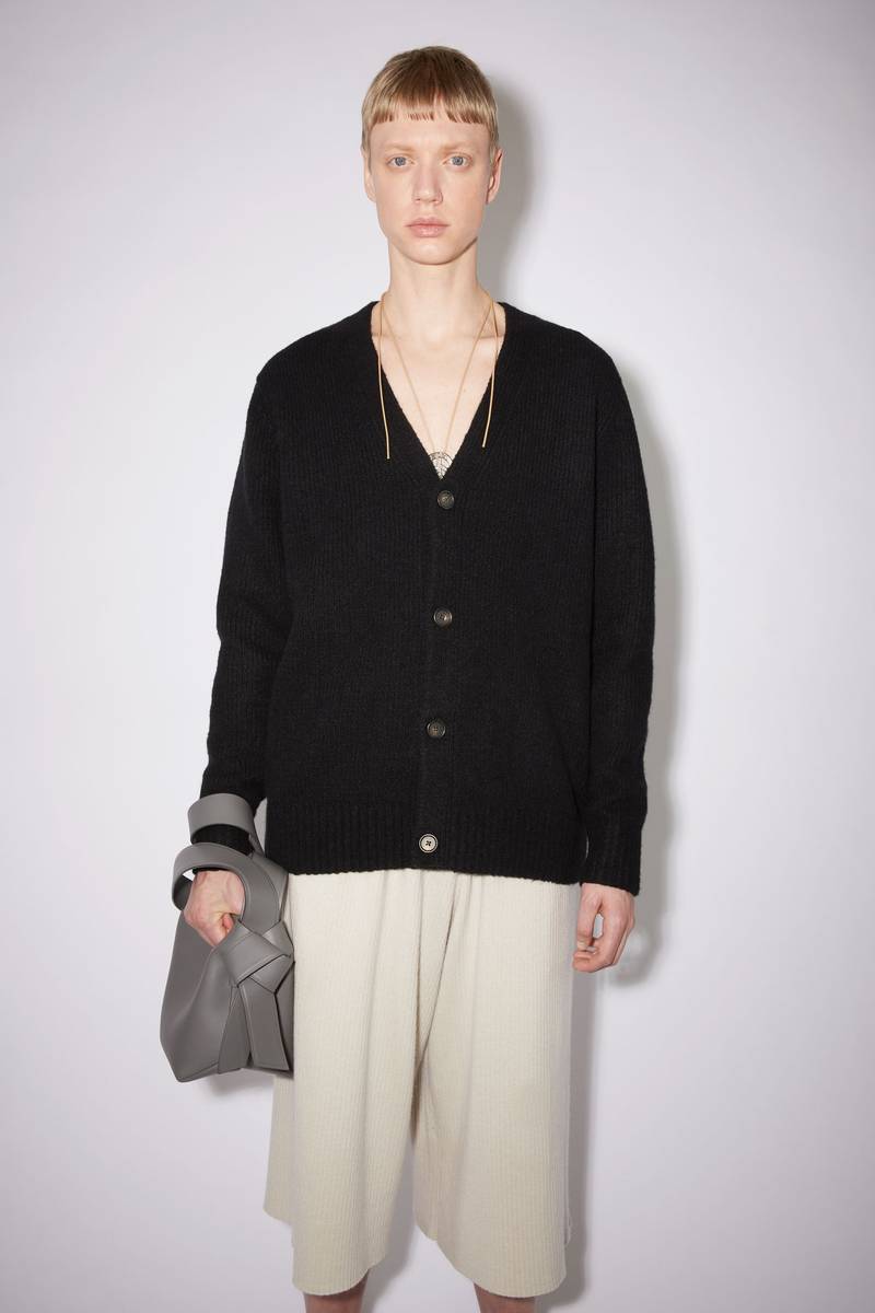 Acne Studios V-neck cardigan - All black outlook
