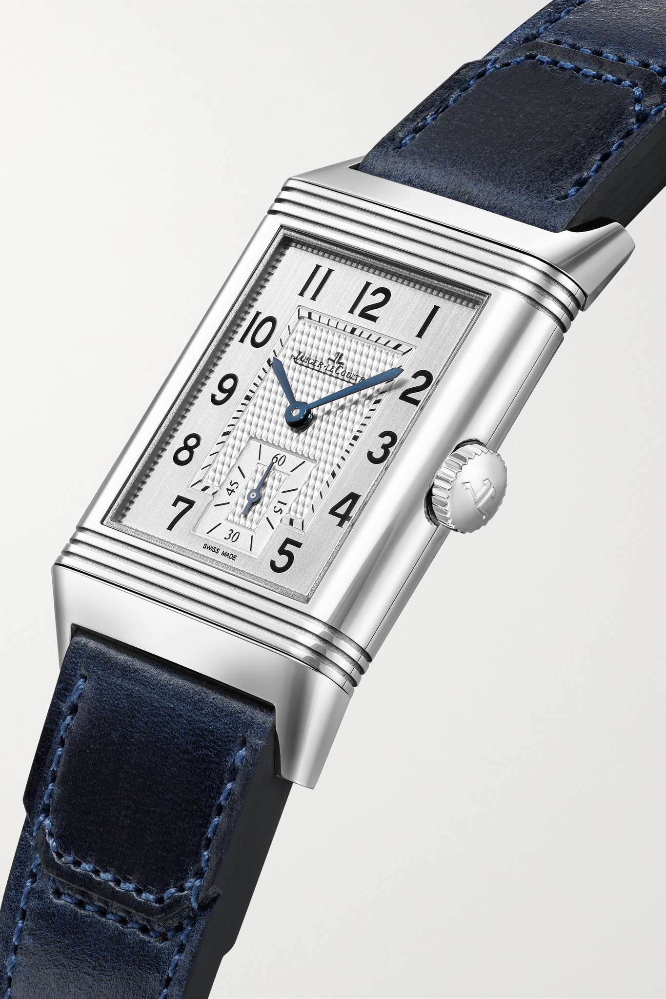 Reverso Classic London Limited Edition Hand-Wound 45.6mm stainless steel, canvas and leather watch - 3